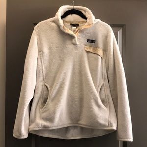 Patagonia White Fleece Pullover